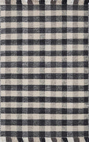 Chilliwack Gray Plaid Wool Rug Chilliwack Gray Plaid Wool Rug