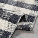 Chilliwack Gray Plaid Wool Rug Chilliwack Gray Plaid Wool Rug