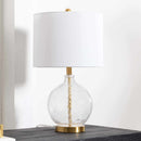 Ciel Contemporary Glass Textured Table Lamp Ciel Contemporary Glass Textured Table Lamp