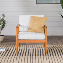 Circa Modern Solid Wood Spindle Patio Lounge Chair Circa Modern Solid Wood Spindle Patio Lounge Chair