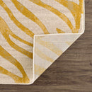 Yellow Terra Zebra Print Area Rug - Clearance Yellow Terra Zebra Print Area Rug - Clearance