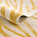 Yellow Terra Zebra Print Area Rug - Clearance Yellow Terra Zebra Print Area Rug - Clearance