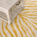Yellow Terra Zebra Print Area Rug - Clearance Yellow Terra Zebra Print Area Rug - Clearance