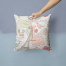 Letter I Love in Paris Pink Canvas Throw Pillow - 14x14 Decorative Pillow β Art for Your Home & Patio CJ2002-IPW1414 Letter I Love in Paris Pink Canvas Throw Pillow - 14x14 Decorative Pillow β Art for Your Home & Patio CJ2002-IPW1414