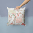 Letter Y Love in Paris Pink Canvas Throw Pillow - 14x14 Decorative Pillow β Art for Your Home & Patio CJ2002-YPW1414 Letter Y Love in Paris Pink Canvas Throw Pillow - 14x14 Decorative Pillow β Art for Your Home & Patio CJ2002-YPW1414