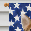 Abyssinian American Flag Flag Canvas House Size CK3027CHF Abyssinian American Flag Flag Canvas House Size CK3027CHF