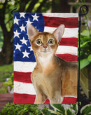 Abyssinian American Flag Garden Flag - Outdoor Decorative Yard Flag CK3027GF Abyssinian American Flag Garden Flag - Outdoor Decorative Yard Flag CK3027GF