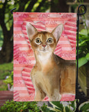 Abyssinian Cat Love Garden Flag - Outdoor Decorative Yard Flag CK3042GF Abyssinian Cat Love Garden Flag - Outdoor Decorative Yard Flag CK3042GF