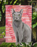 Blue Russian Cat Love Garden Flag - Outdoor Decorative Yard Flag CK3046GF Blue Russian Cat Love Garden Flag - Outdoor Decorative Yard Flag CK3046GF