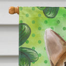 Abyssinian Shamrock Flag Canvas House Size CK3057CHF Abyssinian Shamrock Flag Canvas House Size CK3057CHF