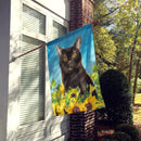 Bombay in Sunflowers Flag Canvas House Size CK3152CHF Bombay in Sunflowers Flag Canvas House Size CK3152CHF