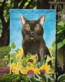 Bombay in Sunflowers Garden Flag - Outdoor Decorative Yard Flag CK3152GF Bombay in Sunflowers Garden Flag - Outdoor Decorative Yard Flag CK3152GF