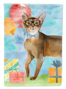 Abyssinian Happy Birthday Flag Canvas House Size CK3162CHF Abyssinian Happy Birthday Flag Canvas House Size CK3162CHF