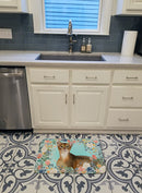 Abyssinian Spring Flowers Machine Washable Memory Foam Mat CK3386RUG Abyssinian Spring Flowers Machine Washable Memory Foam Mat CK3386RUG