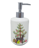 Abyssinian or African Hairless Dog Christmas Tree Ceramic Soap Dispenser Abyssinian or African Hairless Dog Christmas Tree Ceramic Soap Dispenser
