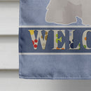 Bolognese Welcome Flag Canvas House Size CK3684CHF Bolognese Welcome Flag Canvas House Size CK3684CHF