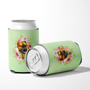 Borboel Mastiff Green Flowers Can or Bottle Hugger CK4281CC Borboel Mastiff Green Flowers Can or Bottle Hugger CK4281CC