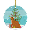 Abyssinian Cat Merry Christmas Ornament - Round Ceramic Ornament β Artist-Designed Keepsake Decoration Abyssinian Cat Merry Christmas Ornament - Round Ceramic Ornament β Artist-Designed Keepsake Decoration
