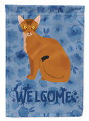 Abyssinian Cat Welcome Garden Flag - Outdoor Decorative Yard Flag CK5005GF Abyssinian Cat Welcome Garden Flag - Outdoor Decorative Yard Flag CK5005GF