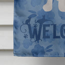 Aegean Cat Welcome Flag Canvas House Size CK5006CHF Aegean Cat Welcome Flag Canvas House Size CK5006CHF