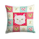 Asian Semi Longhaired Cat Love Throw Pillow - 14x14 Decorative Pillow β Art for Your Home & Patio CK5085PW1414 Asian Semi Longhaired Cat Love Throw Pillow - 14x14 Decorative Pillow β Art for Your Home & Patio CK5085PW1414