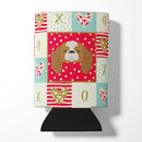 Blenheim Cavalier King Charles Spaniel Love Can or Bottle Hugger CK5212CC Blenheim Cavalier King Charles Spaniel Love Can or Bottle Hugger CK5212CC