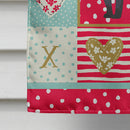 Yellow-Throated Marten Love Flag Canvas House Size CK5301CHF Yellow-Throated Marten Love Flag Canvas House Size CK5301CHF