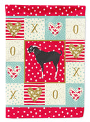 Black Bengal Goat Love Flag Canvas House Size CK5311CHF Black Bengal Goat Love Flag Canvas House Size CK5311CHF