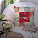 English Pouter Pigeon Love Throw Pillow - 14x14 Decorative Pillow β Art for Your Home & Patio CK5381PW1414 English Pouter Pigeon Love Throw Pillow - 14x14 Decorative Pillow β Art for Your Home & Patio CK5381PW1414