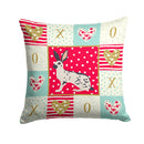 English Spot Rabbit Love Throw Pillow - 14x14 Decorative Pillow β Art for Your Home & Patio CK5388PW1414 English Spot Rabbit Love Throw Pillow - 14x14 Decorative Pillow β Art for Your Home & Patio CK5388PW1414