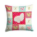 White Holland Turkey Love Throw Pillow - 14x14 Decorative Pillow β Art for Your Home & Patio CK5410PW1414 White Holland Turkey Love Throw Pillow - 14x14 Decorative Pillow β Art for Your Home & Patio CK5410PW1414