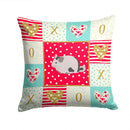 Mosaic Chinchilla Love Throw Pillow - 14x14 Decorative Pillow β Art for Your Home & Patio CK5423PW1414 Mosaic Chinchilla Love Throw Pillow - 14x14 Decorative Pillow β Art for Your Home & Patio CK5423PW1414