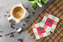 Black Rat Love Coasters - Set of 4 Lightweight Foam, Absorbent Drink Coasters  CK5456FC Black Rat Love Coasters - Set of 4 Lightweight Foam, Absorbent Drink Coasters  CK5456FC