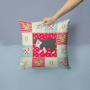 Cymric Cat Love Throw Pillow - 14x14 Decorative Pillow β Art for Your Home & Patio CK5593PW1414 Cymric Cat Love Throw Pillow - 14x14 Decorative Pillow β Art for Your Home & Patio CK5593PW1414