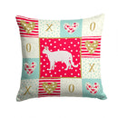 White Devon Rex Cat Love Throw Pillow - 14x14 Decorative Pillow β Art for Your Home & Patio CK5596PW1414 White Devon Rex Cat Love Throw Pillow - 14x14 Decorative Pillow β Art for Your Home & Patio CK5596PW1414