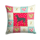 Manchester Terrier Love Throw Pillow - 14x14 Decorative Pillow β Art for Your Home & Patio CK5862PW1414 Manchester Terrier Love Throw Pillow - 14x14 Decorative Pillow β Art for Your Home & Patio CK5862PW1414