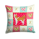 Nordic Spitz Love Throw Pillow - 14x14 Decorative Pillow β Art for Your Home & Patio CK5869PW1414 Nordic Spitz Love Throw Pillow - 14x14 Decorative Pillow β Art for Your Home & Patio CK5869PW1414