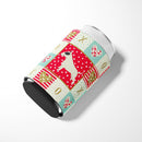 Black and White Bull Terrier Love Can or Bottle Hugger CK5917CC Black and White Bull Terrier Love Can or Bottle Hugger CK5917CC