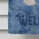 Bolognese Welcome Flag Canvas House Size CK5971CHF Bolognese Welcome Flag Canvas House Size CK5971CHF