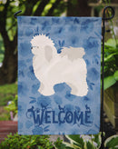 Bolognese Welcome Garden Flag - Outdoor Decorative Yard Flag CK5971GF Bolognese Welcome Garden Flag - Outdoor Decorative Yard Flag CK5971GF
