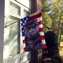 Affenpinscher American Flag Flag Canvas House Size CK6382CHF Affenpinscher American Flag Flag Canvas House Size CK6382CHF