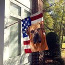 Boerboel Dog American Flag Flag Canvas House Size CK6444CHF Boerboel Dog American Flag Flag Canvas House Size CK6444CHF