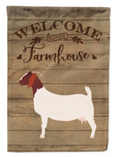 Boer Goat Welcome Flag Canvas House Size CK6830CHF Boer Goat Welcome Flag Canvas House Size CK6830CHF