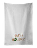 Bolognese Happy Holidays White Kitchen Towel Set of 2 Bolognese Happy Holidays White Kitchen Towel Set of 2