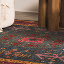 Cleveland Colorful Traditional Area Rug - Teal, Aqua, Navy Cleveland Colorful Traditional Area Rug - Teal, Aqua, Navy