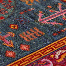 Cleveland Colorful Traditional Area Rug - Teal, Aqua, Navy Cleveland Colorful Traditional Area Rug - Teal, Aqua, Navy