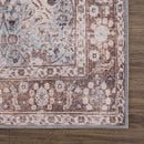 Dauis Blue Persian Style Washable Rug - Promo Dauis Blue Persian Style Washable Rug - Promo