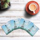 Alligator Light, Florida | Drink Coaster Set Alligator Light, Florida | Drink Coaster Set