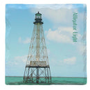 Alligator Light, Florida | Drink Coaster Set Alligator Light, Florida | Drink Coaster Set