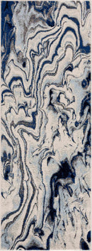 Glendon Cream Blue Marble Rug Glendon Cream Blue Marble Rug